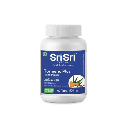 Sri Sri Tattva Turmeric Plus 500 Mg 60 Tablets