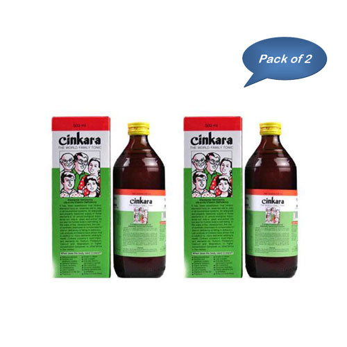 Hamdard Cinkara Tonic 500 Ml (Pack Of 2)