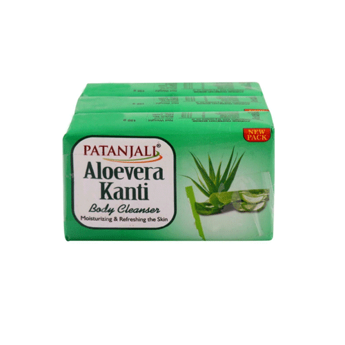 Patanjali Aloevera Soap(Set Of 3 Pcs) 150 Gm