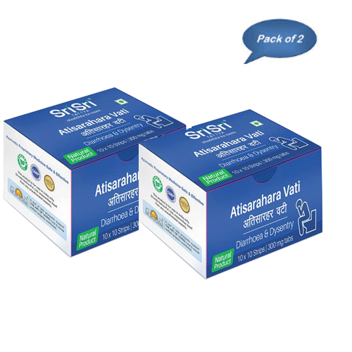 Sri Sri Tattva Atisarahara Vati 100 Tablets (Pack Of 2)