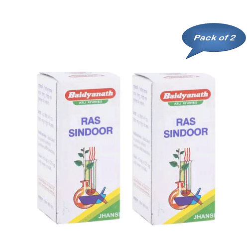 Baidyanath (Jhansi) Ras Sindoor 1 Gm (Pack Of 2)