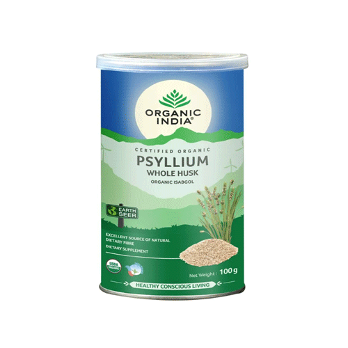 Organic India Psyllium Whole Husk Powder 100 Gm