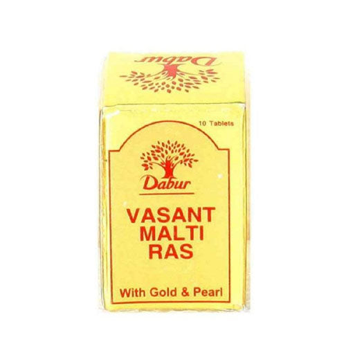 Dabur Vasant Malti Ras (Gold) 10 Tablets