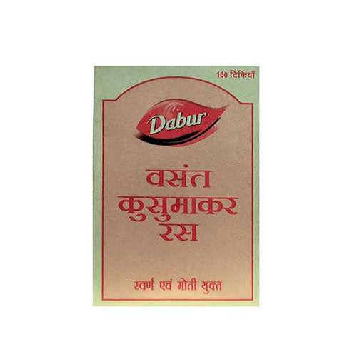 Dabur Vasant Kusumakar Ras 100 Tablets