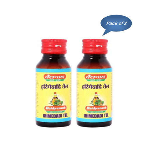 Baidyanath (Jhansi) Irimedadi Tel 50 Ml (Pack Of 2)