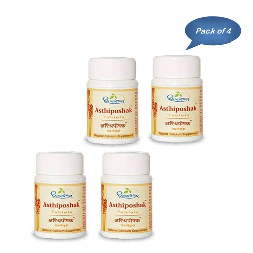 Dhootapapeshwar Asthiposhak 60 Tablets (Pack Of 4)