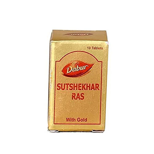 Dabur Sutshekhar Ras (Gold) 10 Tablets
