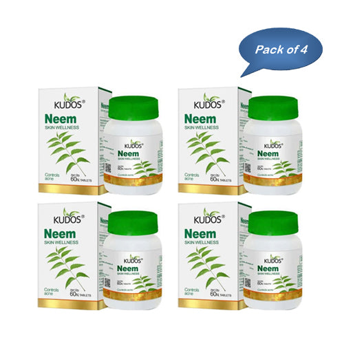 Kudos Neem 60 Tablets (Pack Of 4)