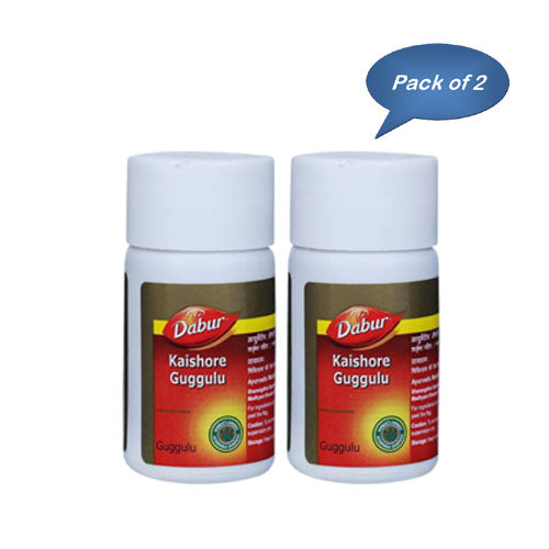 Dabur Kaishore Guggulu 60 Tablet (Pack Of 2)