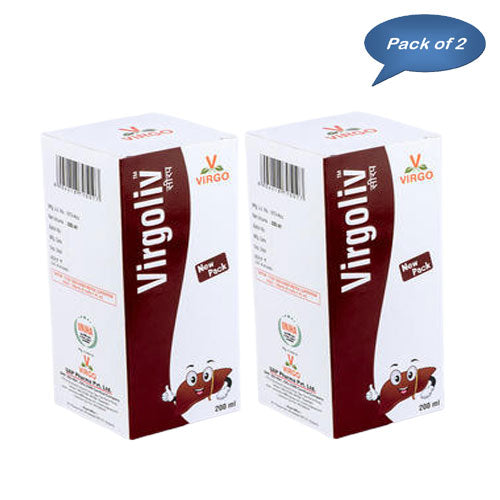 Virgo Uap Virgoliv Syrup 100 Ml (Pack of 2)