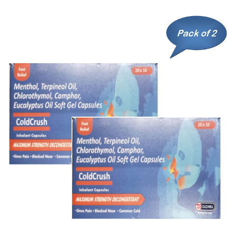 Olzwell Coldcrush 10 Capsules (Pack of 2)