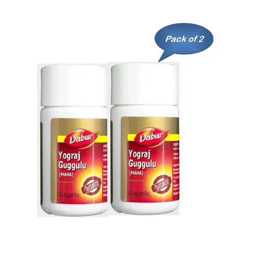 Dabur Yograj Guggulu (Maha) 10 Tablets (Pack Of 2)