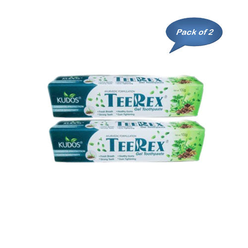 Kudos Teerex Toothpaste 100 Gm (Pack of 2)
