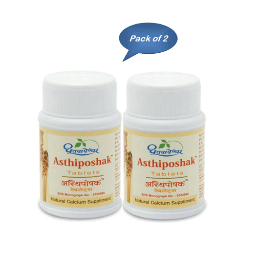 Dhootapapeshwar Asthiposhak 60 Tablets (Pack Of 2)