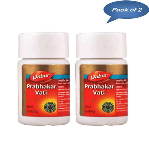 Dabur Prabhakar Vati 40 Tablets (Pack Of 2)