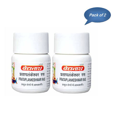 Baidyanath (Jhansi) Prataplankeshwar Ras 20 Tablets (Pack Of 2)