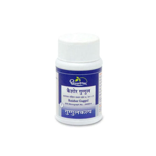 Dhootapapeshwar Kaishor Guggul 60 Tablets