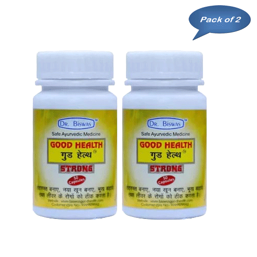 Dr. Biswas Good Health Strong 50 Capsules (Pack Of 2)