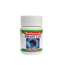 Baidyanath (Jhansi) Brain Tab 50 Tablets | Ayurvedic Multi-Herb Brain, Memory & Cognitive Health Tonic