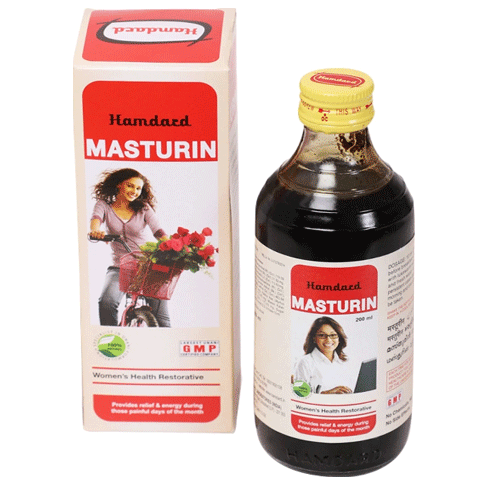 Hamdard Masturin Syrup 200 Ml (Pack Of 2)