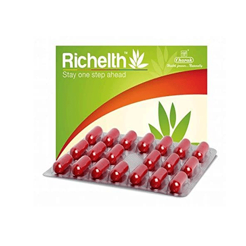 Charak Pharma Richelth 20 Capsules