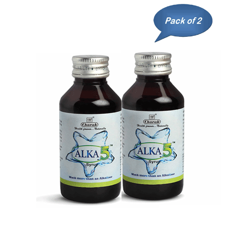 Charak Pharma Alka-5 Syrup 100 Ml (Pack of 2)