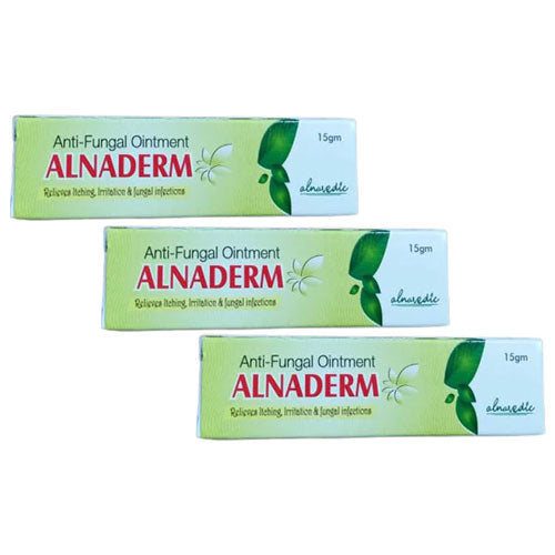 Alnavedic Alnaderm Ointment 15 Gm (Pack of 3)
