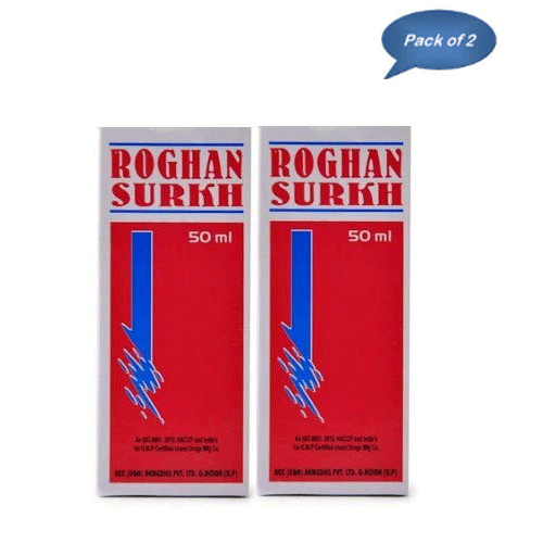 Rex Remedies Roghan Surkh Oil 50 Ml (Pack Of 2)