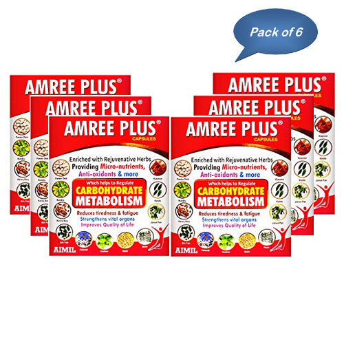 Aimil Amree Plus 20 Capsules (Pack of 6)