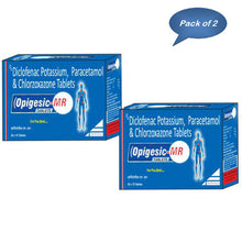 Opi Group Opigesic-MR 10 Tablets - Pack of 2 | Ayurvedic Muscle Relaxant, Joint Pain Relief & Anti-Spasmodic Tablets