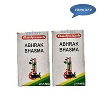 Baidyanath (Jhansi) Abhrak Bhasma 5 Gm - Pack of 2 | Classical Ayurvedic Purified Mica Rasayana Bhasma