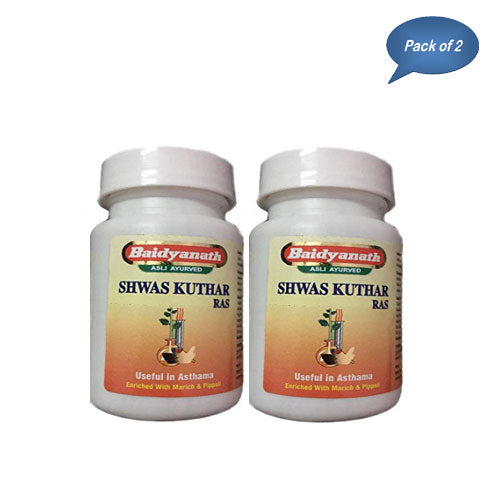 Baidyanath (Jhansi) Shwas Kuthar Ras 40 Tablets (PACK OF 2)