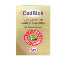 Opi Group Cod Rich 100 Capsules | Omega-3 Cod Liver Oil Economy Pack for Heart, Brain & Joint Health