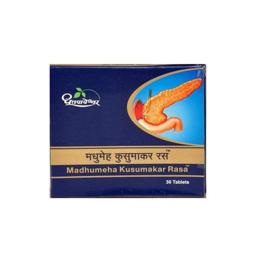 Dhootapapeshwar Madhumeh Kusumakar Ras 30 Tablets