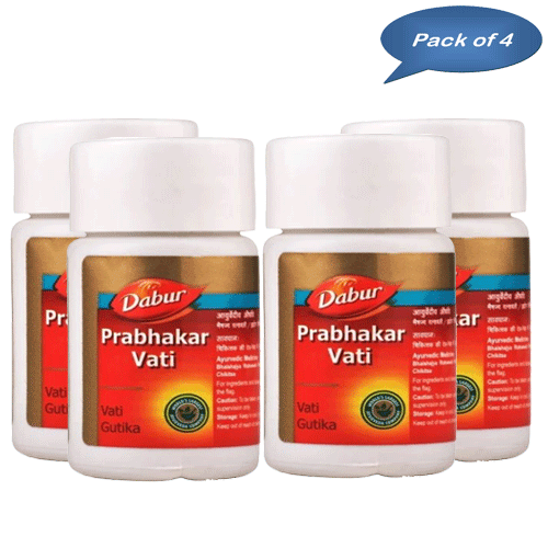 Dabur Prabhakar Vati 40 Tablets (Pack Of 4)