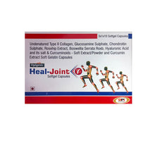 Opi Group Heal-Joint Softgel 10 Capsules | Ayurvedic Collagen-Glucosamine-MSM Joint Healing, Cartilage Repair & Bone Health