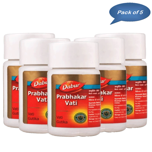 Dabur Prabhakar Vati 40 Tablets (Pack Of 5)