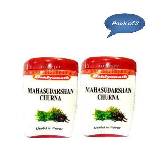 Baidyanath (Jhansi) Mahasudarshan Churna 50 Gm (Pack Of 2)