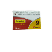 Opi Group Energy-Gold 10 Capsules | Ayurvedic Gold Bhasma-Enhanced Energy, Vitality & Stamina Capsules