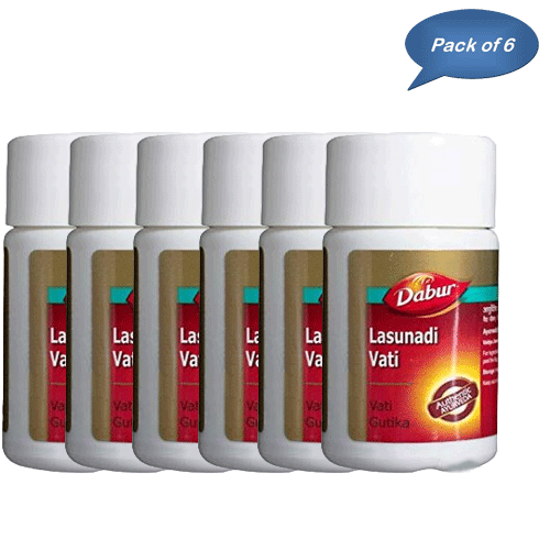 Dabur Lasunadi Vati 40 Tablets (Pack Of 6)