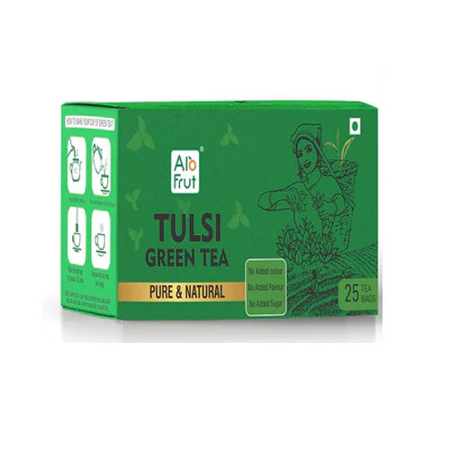 Axiom Ayurveda Tulsi Green Tea Pure Natural Tea 25 Bags
