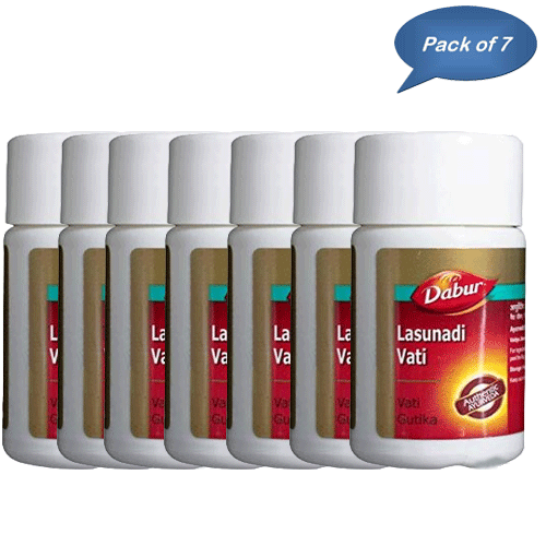 Dabur Lasunadi Vati 40 Tablets (Pack Of 7)