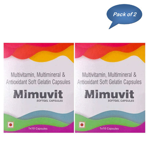 Koye Pharma Mimuvit Softgel 10 Capsules (Pack of 2)