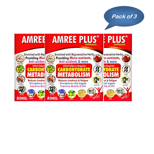 Aimil Amree Plus 20 Capsules (Pack of 3)