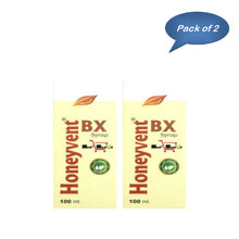 Alnavedic Honeyvent Bx Syrup 100 Ml - Pack of 2 | Ayurvedic Honey-Based Bronchitis, Cough Relief & Expectorant Syrup