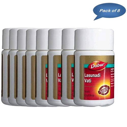 Dabur Lasunadi Vati 40 Tablets (Pack Of 8)