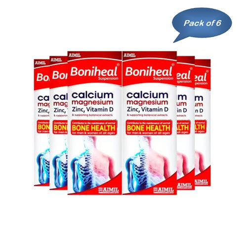 Aimil Boniheal Suspension Syrup 200 Ml (Pack of 6)