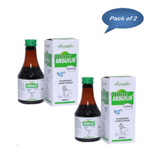 Alnavedic Arogyliv Syrup (Sugar Free) 200 Ml - Pack of 2 | Ayurvedic Diabetic-Friendly Liver Health & Hepatoprotective Tonic