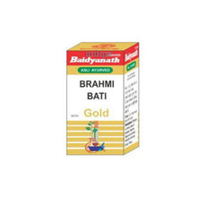 Baidyanath (Jhansi) Brahmi Bati Gold 25 Tablets | Classical Ayurvedic Gold Bhasma Premium Brain & Memory Tonic