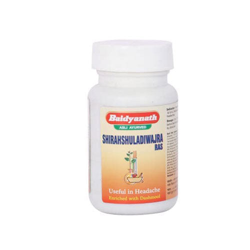 Baidyanath (Jhansi) Shirahshuladiwajra Ras 40 Tablets (Pack Of 2)